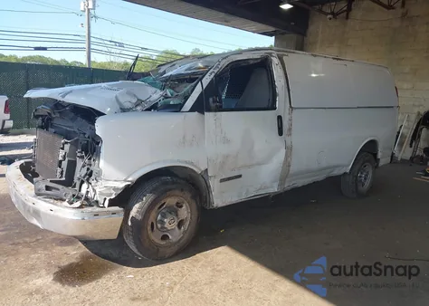 2004 GMC Savana Standard из США, поврежденный, VIN 1GTGG25V541115185